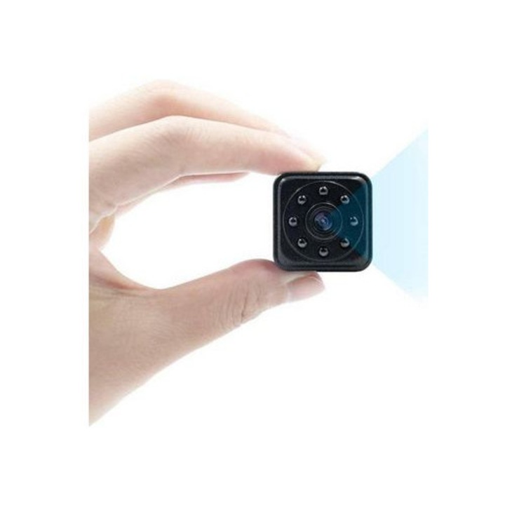 Camera spion, 1080P, mini, detectie miscare, viziune nocturna infrarosu, pentru acasa, birou