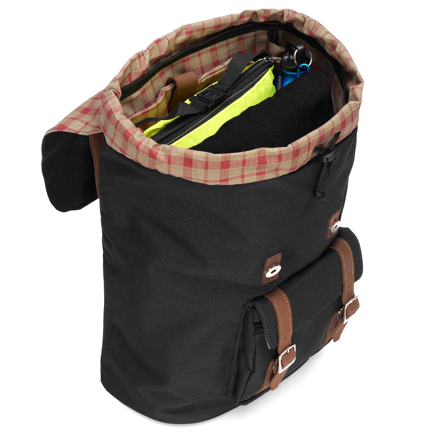 Rucsac pentru laptop portabil Baltan City Break, capacitate 26L, rezistent la apa, pentru laptop pana la 17'', Negru