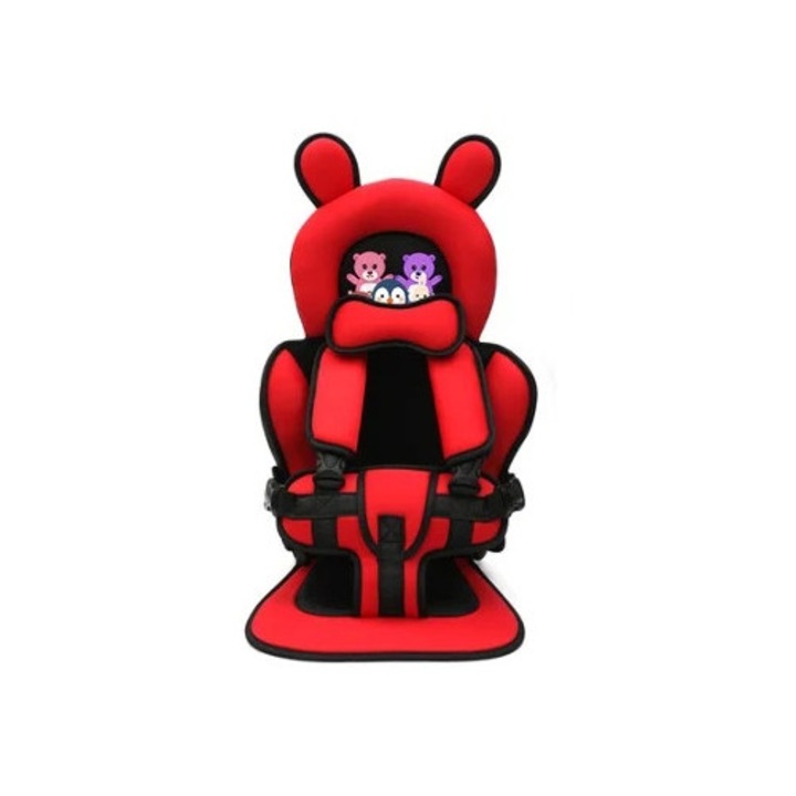 Gyerekülés, babakocsihoz, 0-12 év, piros