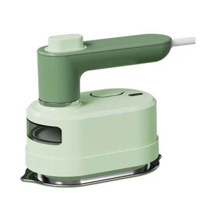 Fier de calcat cu abur Eifson 1050W, maner rotativ pliabil 180, verde