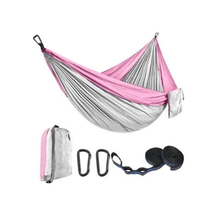 Hamaca Eifson Simple, 51 szál, 300x200cm, világos rózsaszín, világos szürke