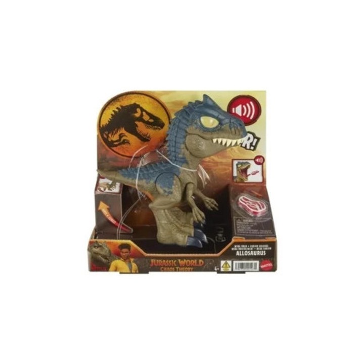 Dinoszaurusz figura Allosaurus Mega Roar Chomp Chomp, 30x45cm