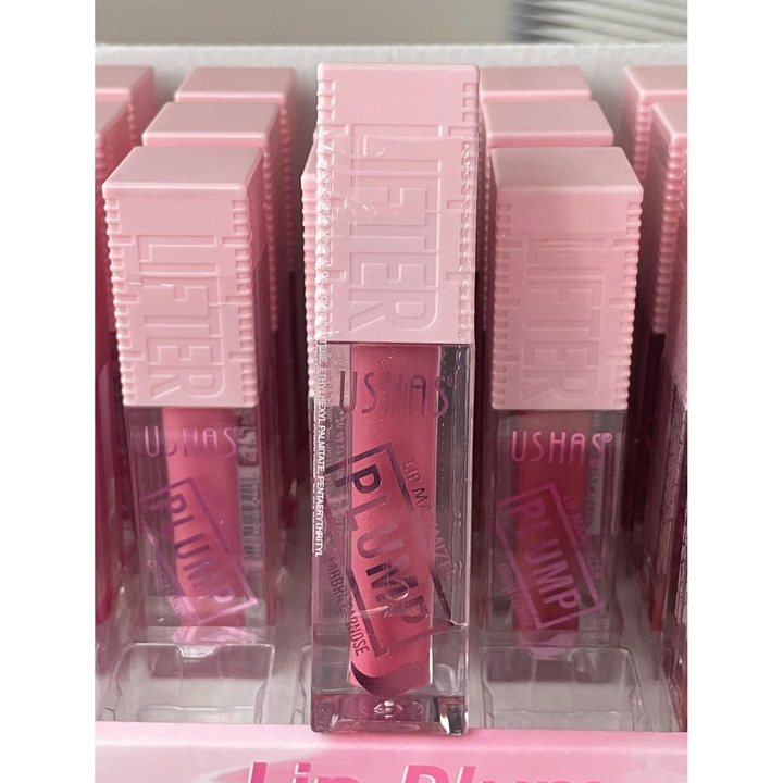 Luciu de buze Ushas Lip Maximizer Plump, efect de marire, nude, 01