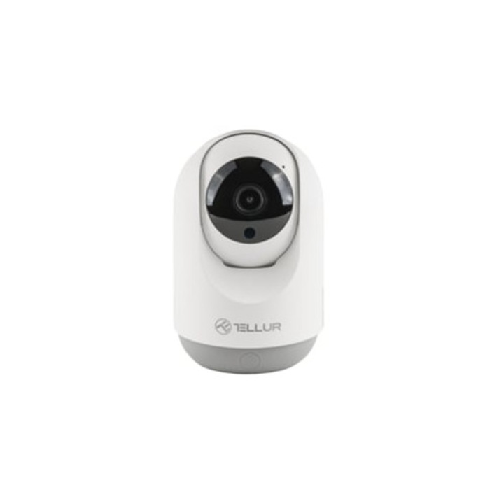 Камера за наблюдение Tellur Smart Wifi 3Mp Ultrahd, автоматично проследяване, бяла