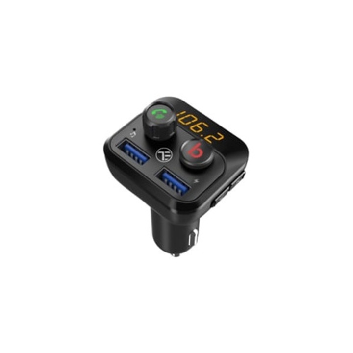 Transmitator FM Bluetooth pentru masina TELLUR Fmt-B8, negru