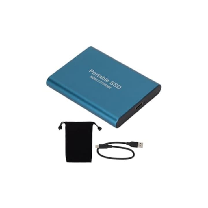 Преносим външен SSD USB 3.1, 1TB, компактен, издръжлив