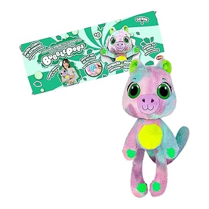 Bizak Bubble Pops Capybara Mint Plush, Scented, and Stem Paws 64492004 Capib.men Bizakp25