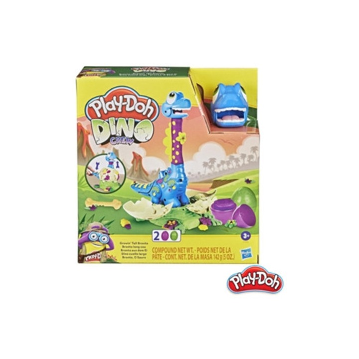 Set de constructie PLAY-DOH Dino Long Neck, 2.6x8x8.5 in