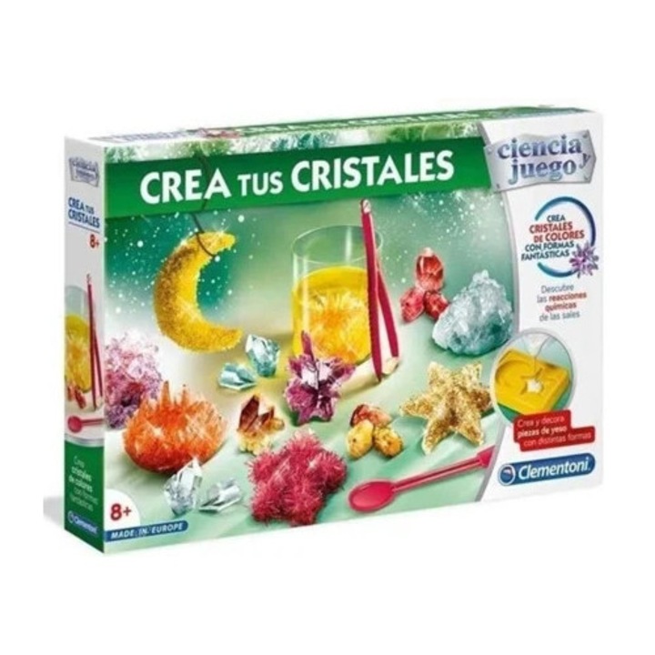 CLEMENTONI Oktató játék: Készíts kristályokat, készlet