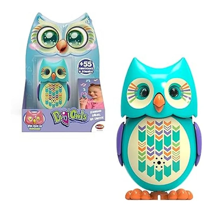 Interaktív éneklő bagoly Mini Hoot Digiowl, interaktív játék szett gyerekeknek