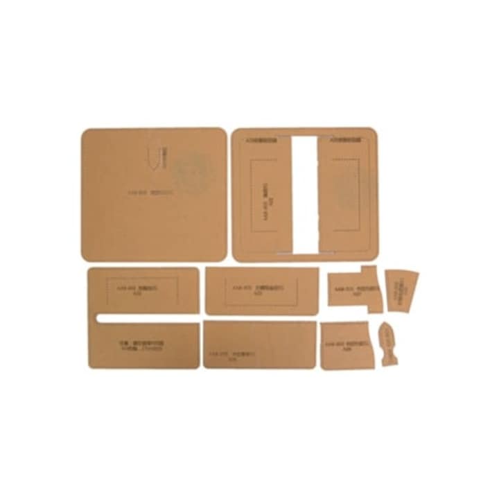 Bőrkészítő szerszámkészlet, átlátszó akril pénztárca sablon, rövidáru termékek