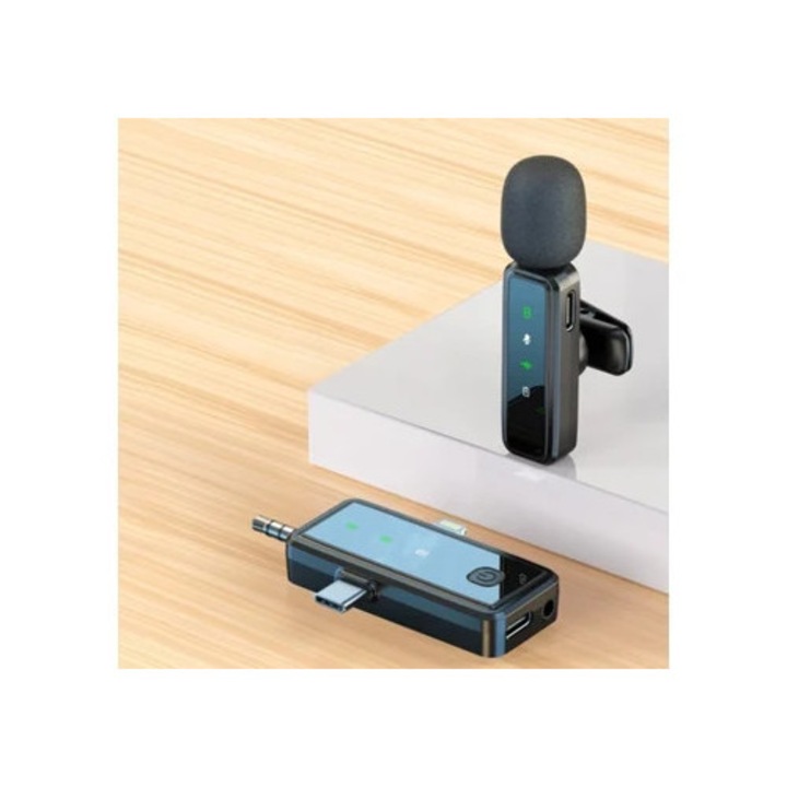 Microfon lavalier wireless Eifson J82 (3-in-1)