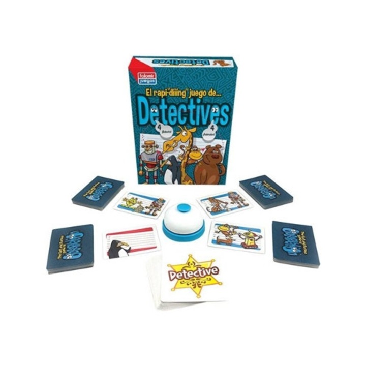 Falomir Detektívek társasjáték, ajánlott minimális életkor 7 év