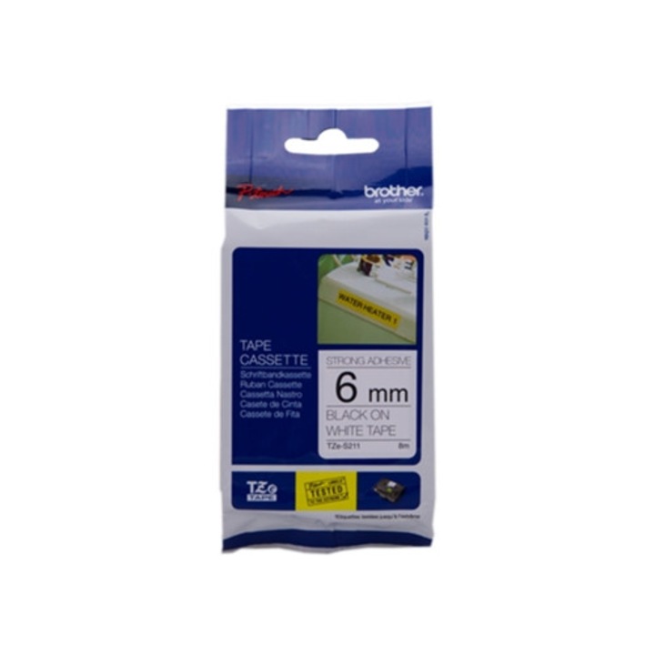 Kábelek és tartozékok, tartókar 6mm, fehér/fekete, készlet