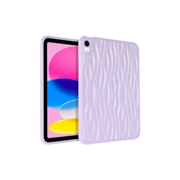 Калъф за таблет ZRUXE за iPad 10-то поколение 10.9 2021, TPU, виолетов