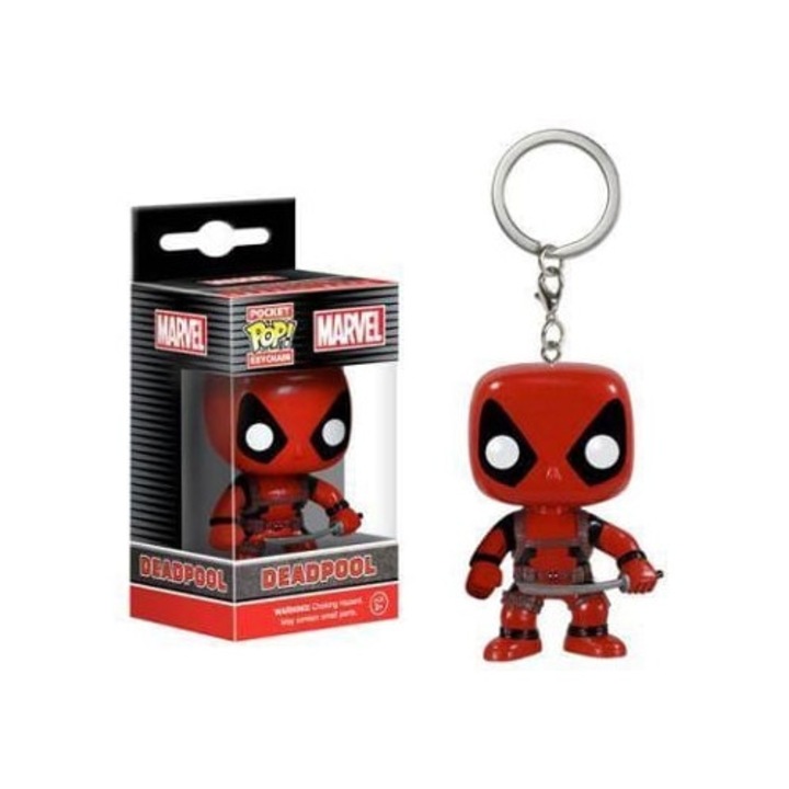 Breloc Deadpool, FUNKO POP!, multicolor