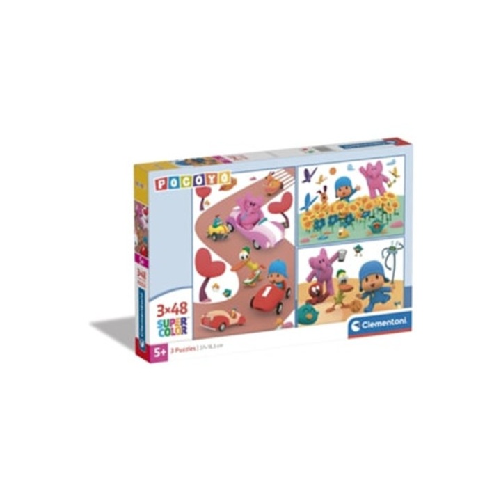 Pocoyo 3 x 48 darabos puzzle készlet