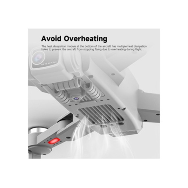 Drone MDUG L900Pro, 4K, autonomie 25 min, portocalie