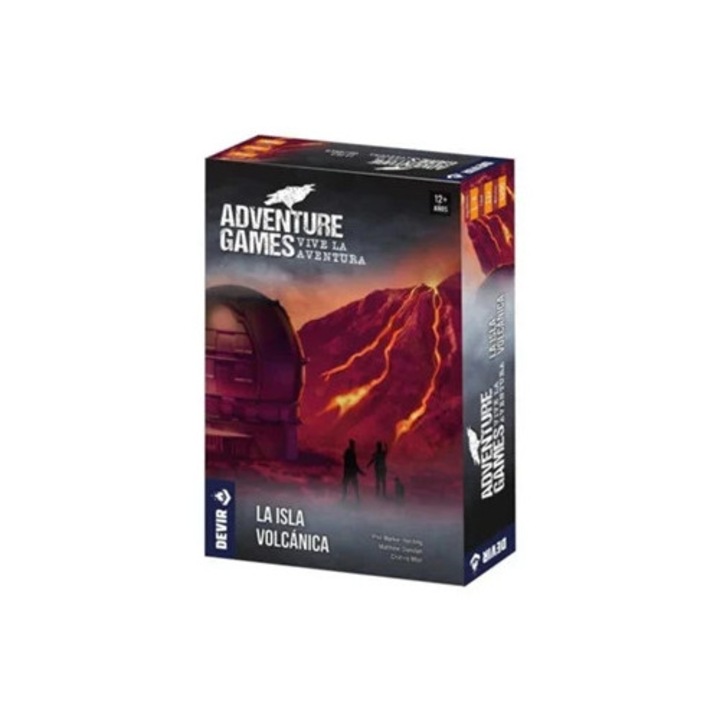 Adventure Games Társasjáték: A Vulkáni Sziget, ajánlott minimális életkor 12 év