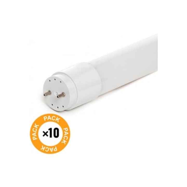 Set de 10 tuburi neon LED T8 22W 2300Lm 6000k sticla 150cm