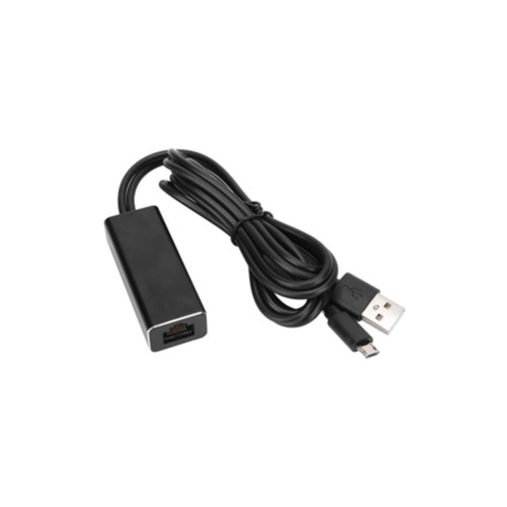 Adaptor retea LAN portabil Micro USB la Ethernet RJ45, 100m