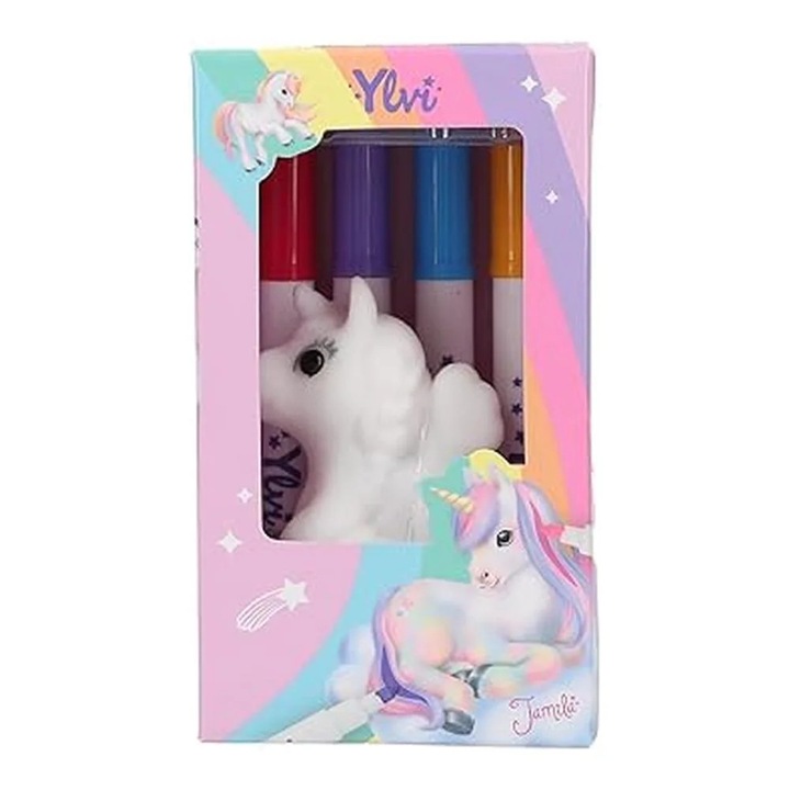 Figurina de colorat unicorn, 12673, multicolor