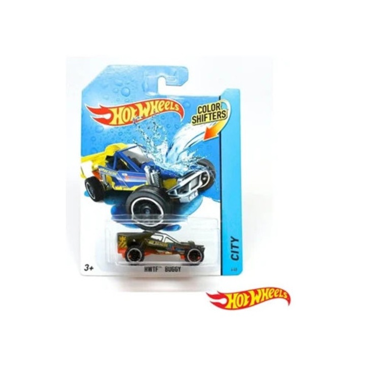 Masinuta copii, HOT WHEELS, vehicule Color Shifters, 11x4x16.5cm