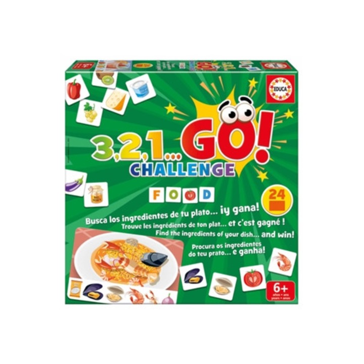 Joc de societate 3,2,1...Go Challenge Food 19392