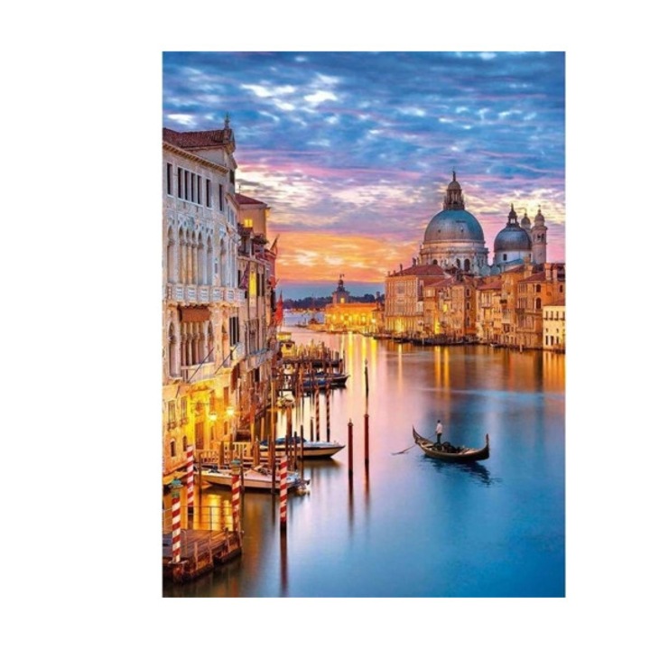 Puzzle CLEMENTONI Világító Velence, 500 darab