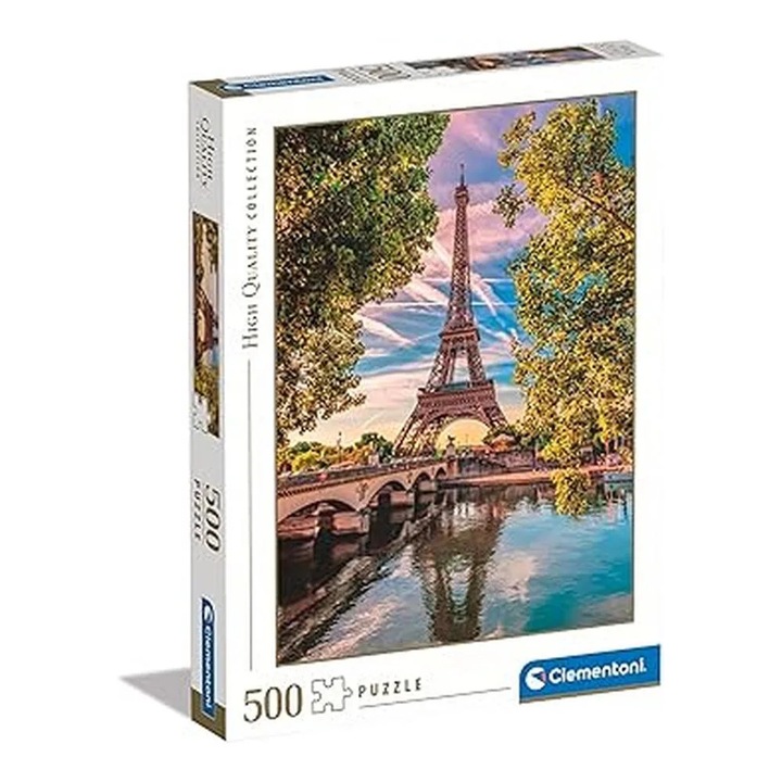 Puzzle Clementoni Collection "A Szajna mentén", 500 darab, készlet