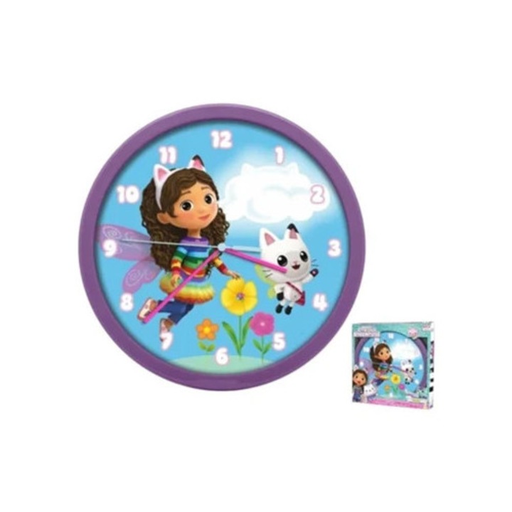 DOLLHOUSE dekoratív óra 75509, lila