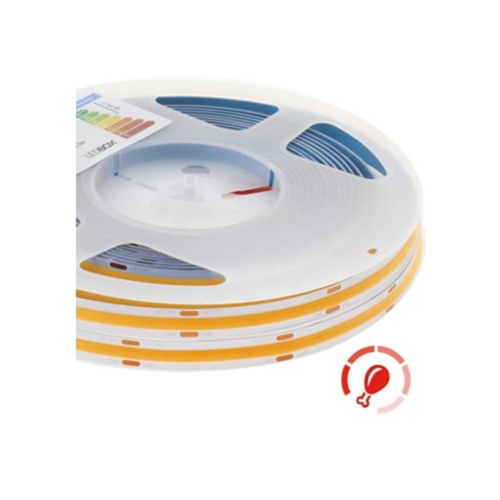 Benza LED monocolor 5m 60W IP20, carne si fructe, roz/magenta