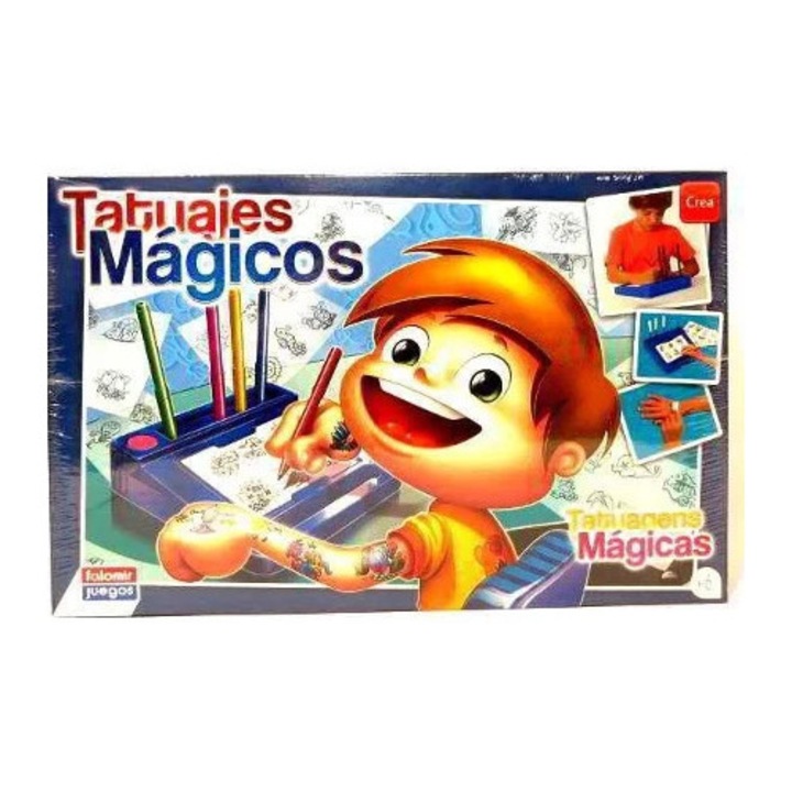 Kit de Tatuaje Temporare FALOMIR JUGUETES Magic Tattoos 11531