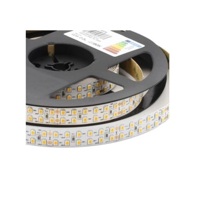 LED лента едноцветна SMD2835 5м 240led/м 2 реда 175w IP20 Топло Бяла