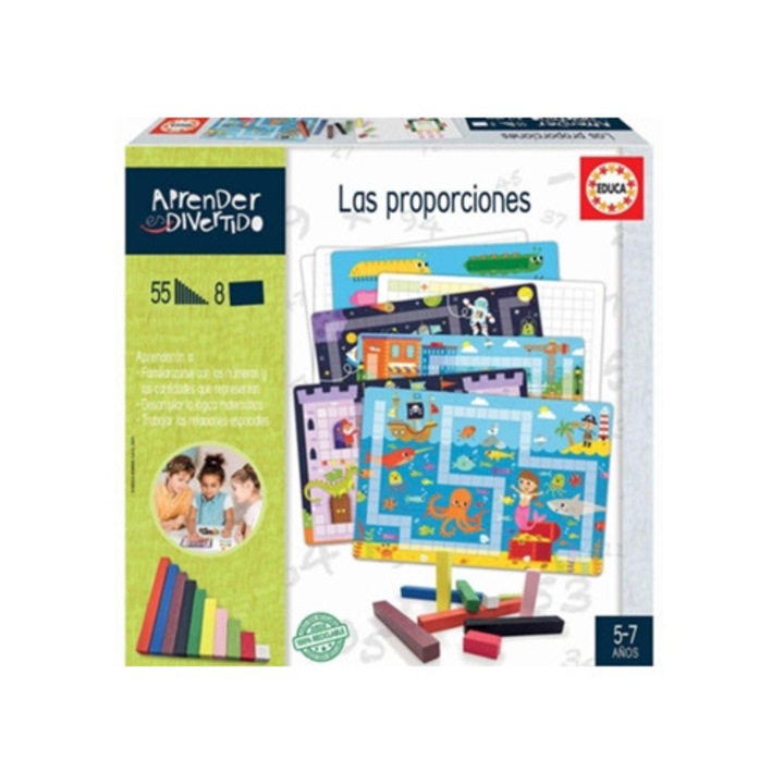 Joc educativ Educa Borras, invatarea proportiilor, set