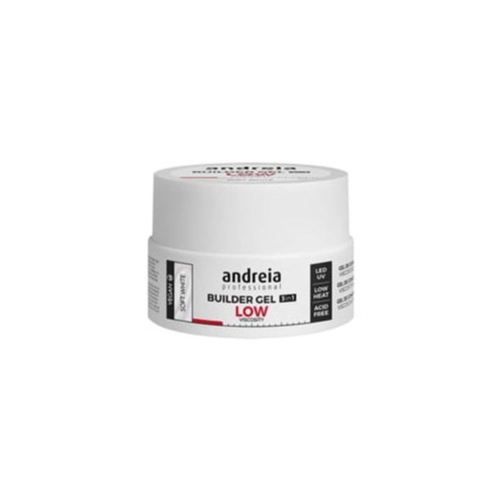 Gel de unghii builder alb cu vascozitate scazuta, 22g