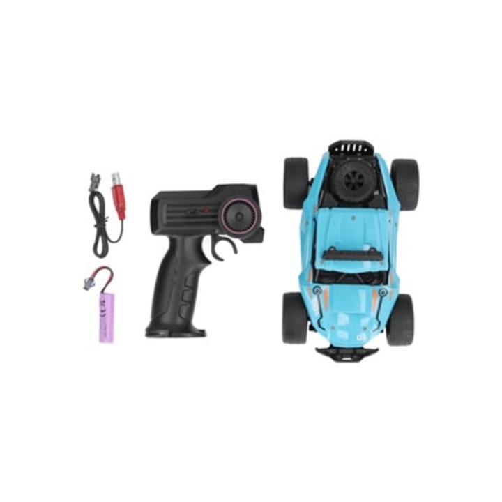 Masinuta cu telecomanda, model de simulare, 4x4, off-road, multicolor, dimensiuni mici