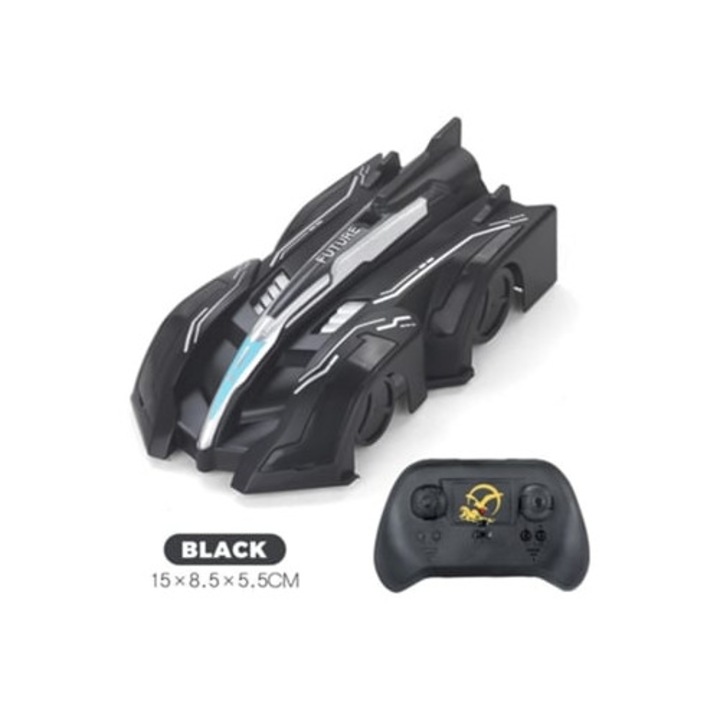 Masinuta cu telecomanda, electrica, escaladare pe perete, drift, set de jucarii pentru copii, Slowmoose