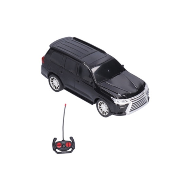 Masinuta cu telecomanda 116, 4CH, simulare inalta, neagra, pentru copii