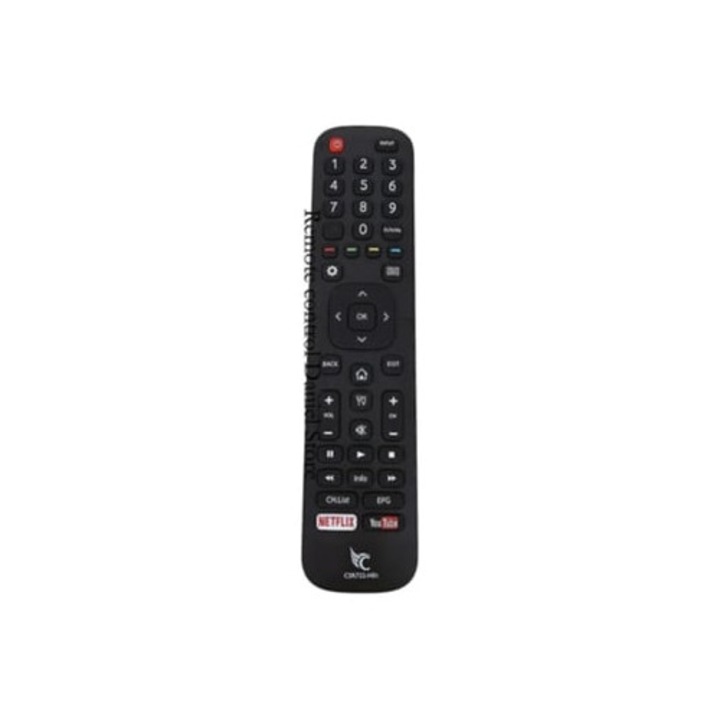 Csr722 H0i csere távirányító Condor Hisense Smart LCD televízióhoz, kompatibilis a Netflix és Youtube alkalmazásokkal