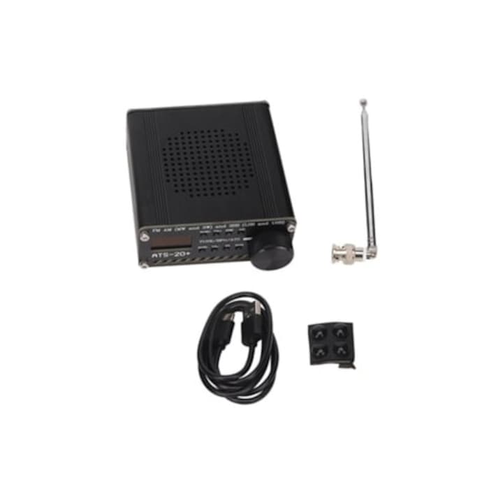 Recepator radio ATS 20, portabil, sensibilitate ridicata, banda mondiala, pentru camping si acasa