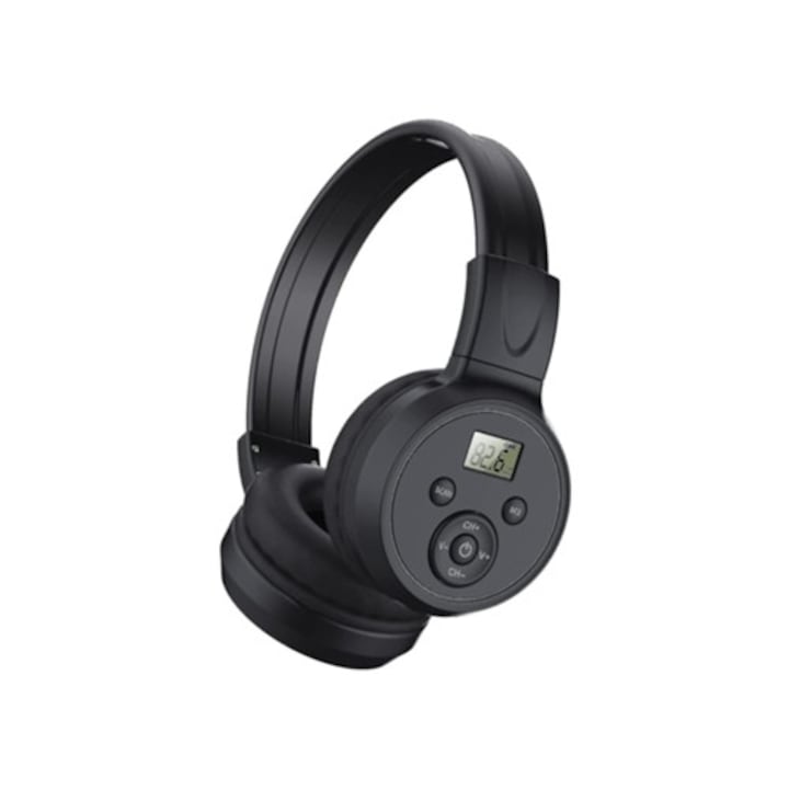 Összecsukható FM rádiós fejhallgató, 50-108 Mhz, készlet