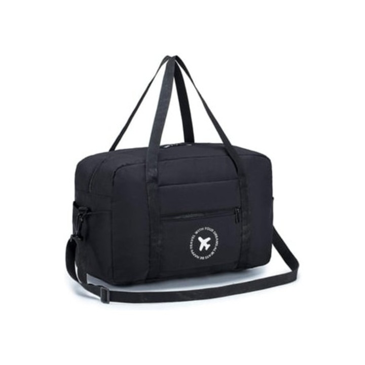 Troler cabina pliabil 40x20x25 cm, pentru Ryanair, sub scaun, Slowmoose