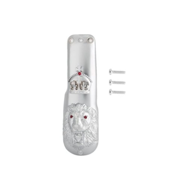 Capac frontal pentru aparat de tuns profesional, protectie animal, Slowmoose, argintiu