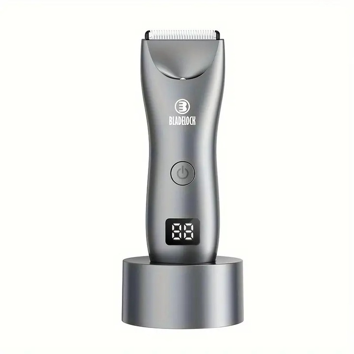 Aparat de tuns pentru barbati, waterproof, cu LED, set