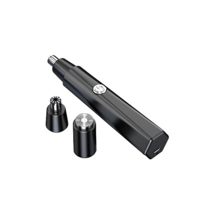 Aparat de tuns 2-in-1 electric pentru nas si barba, reincarcabil, Slowmoose