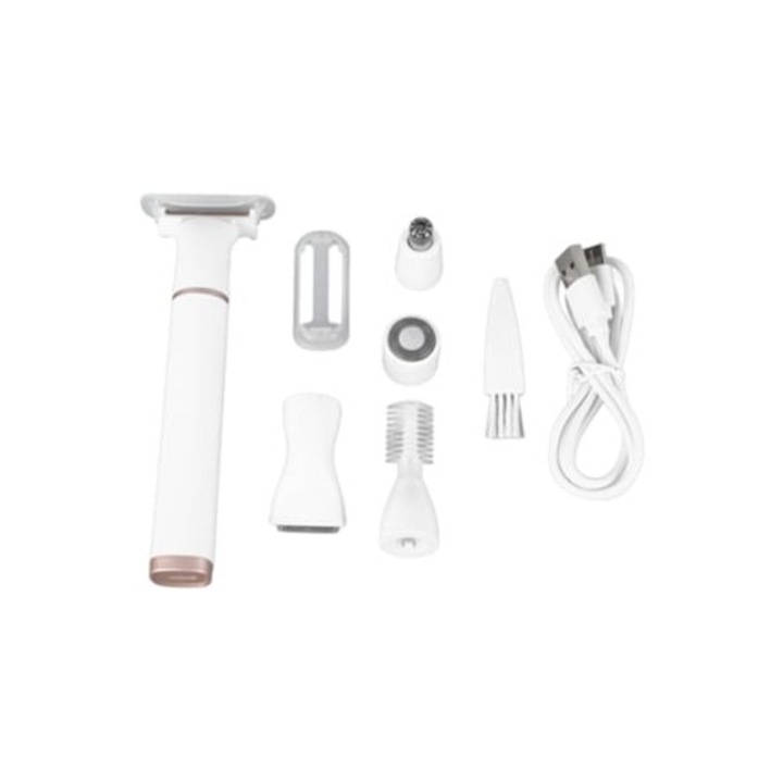 Aparat de tuns electric pentru femei, cap lavabil, Slowmoose, zgomot redus, reincarcabil