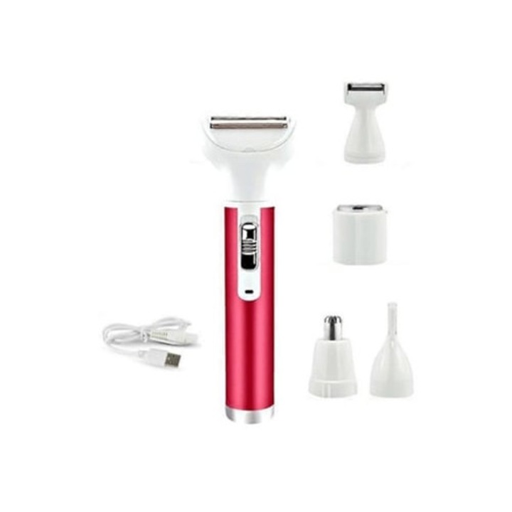 Epilator 5-in-1 pentru indepartarea parului de pe corp, subrat, bikini, picioare, zona intima, electric