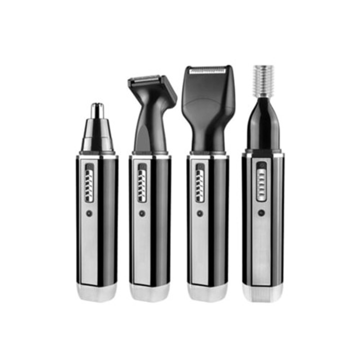 Aparat de tuns multifunctional 4 in 1, reincarcabil, negru, cu priza EU