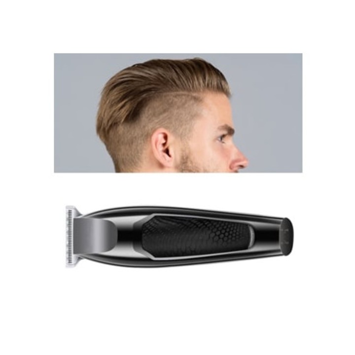 Aparat de tuns electric Slowmoose, 5 piepteni, gri